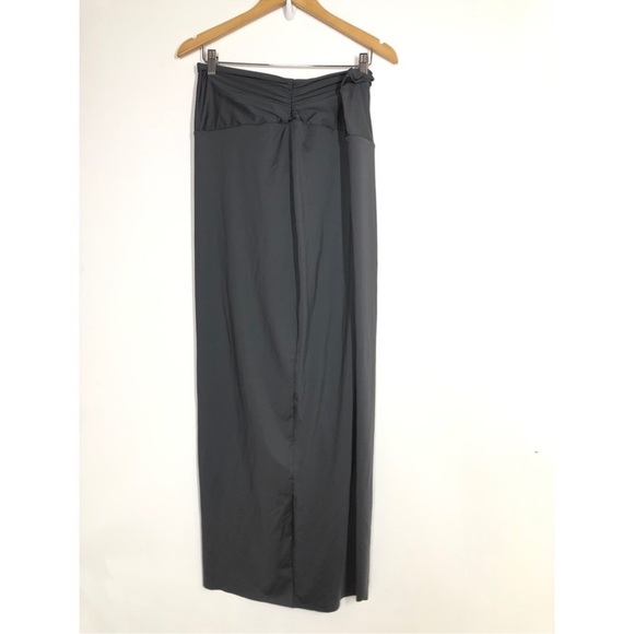 NWT SKIMS (Gunmetal) SWIM Sarong Skirt  size Large - Picture 3 of 7